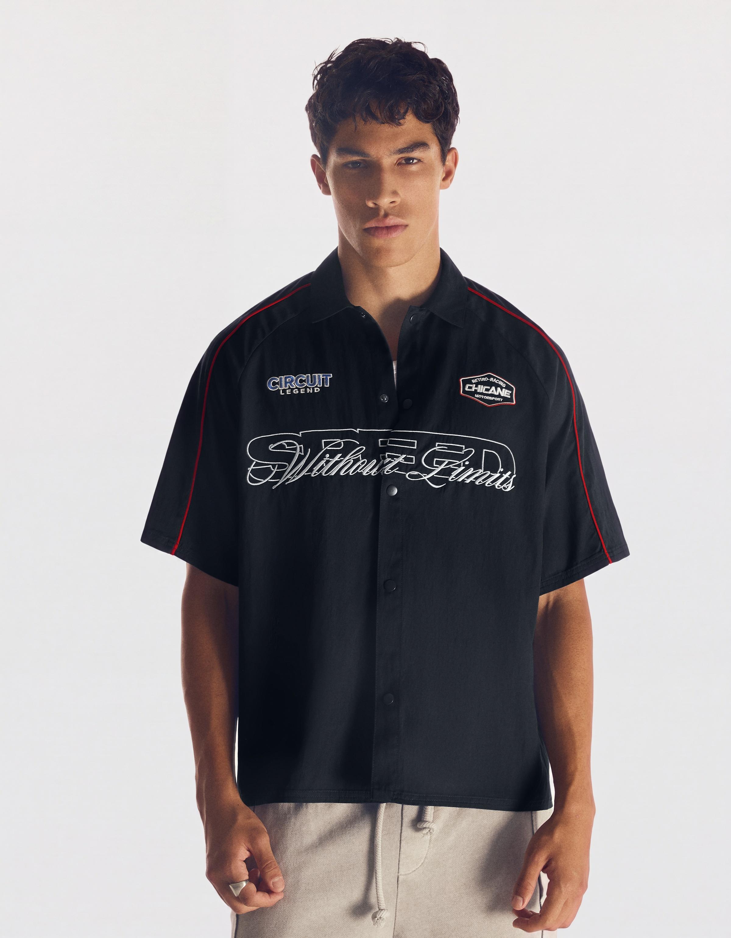 Short sleeve racing shirt — Navy