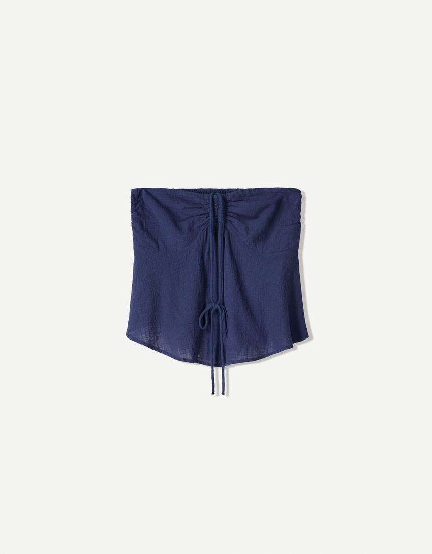 Top a fascia semplice-Azzurro-3