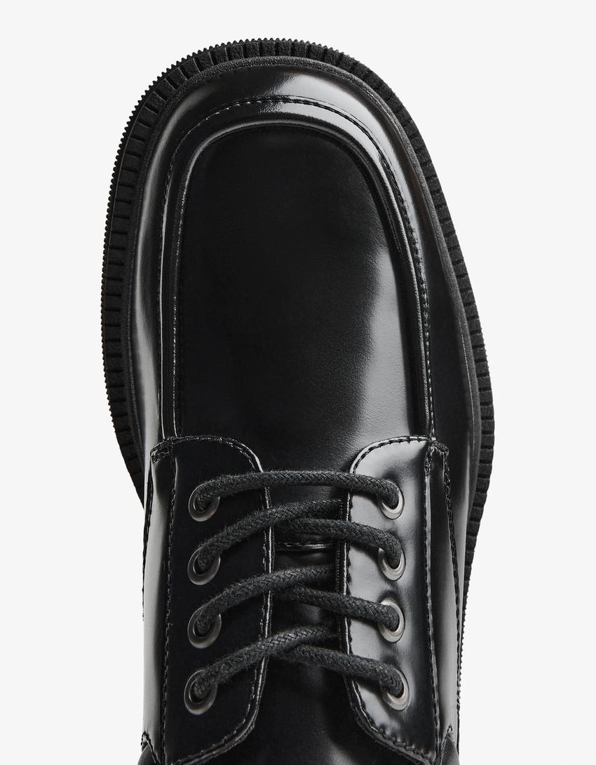 Sapato social rebordo-Preto