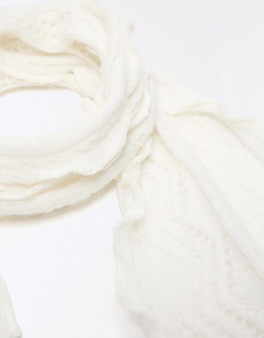 Bufanda calados-Branco