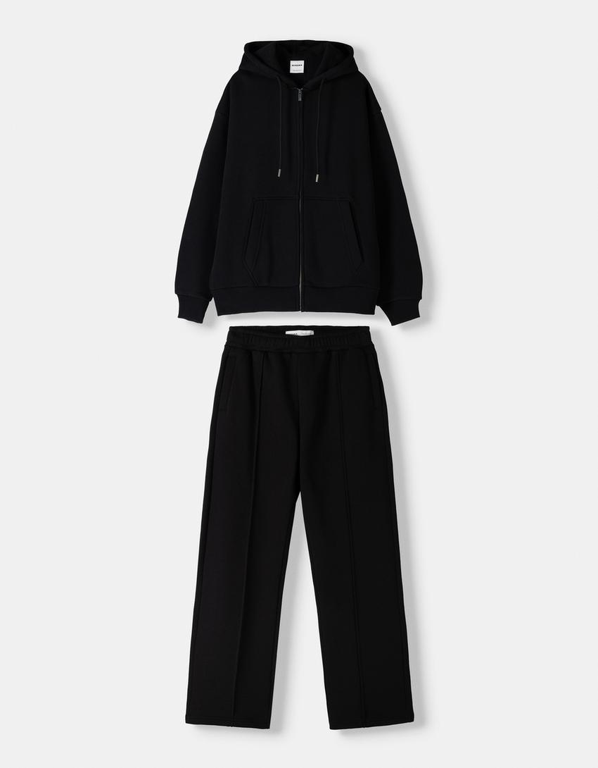 Pack van sweater en wide leg broek-Veelkleurig