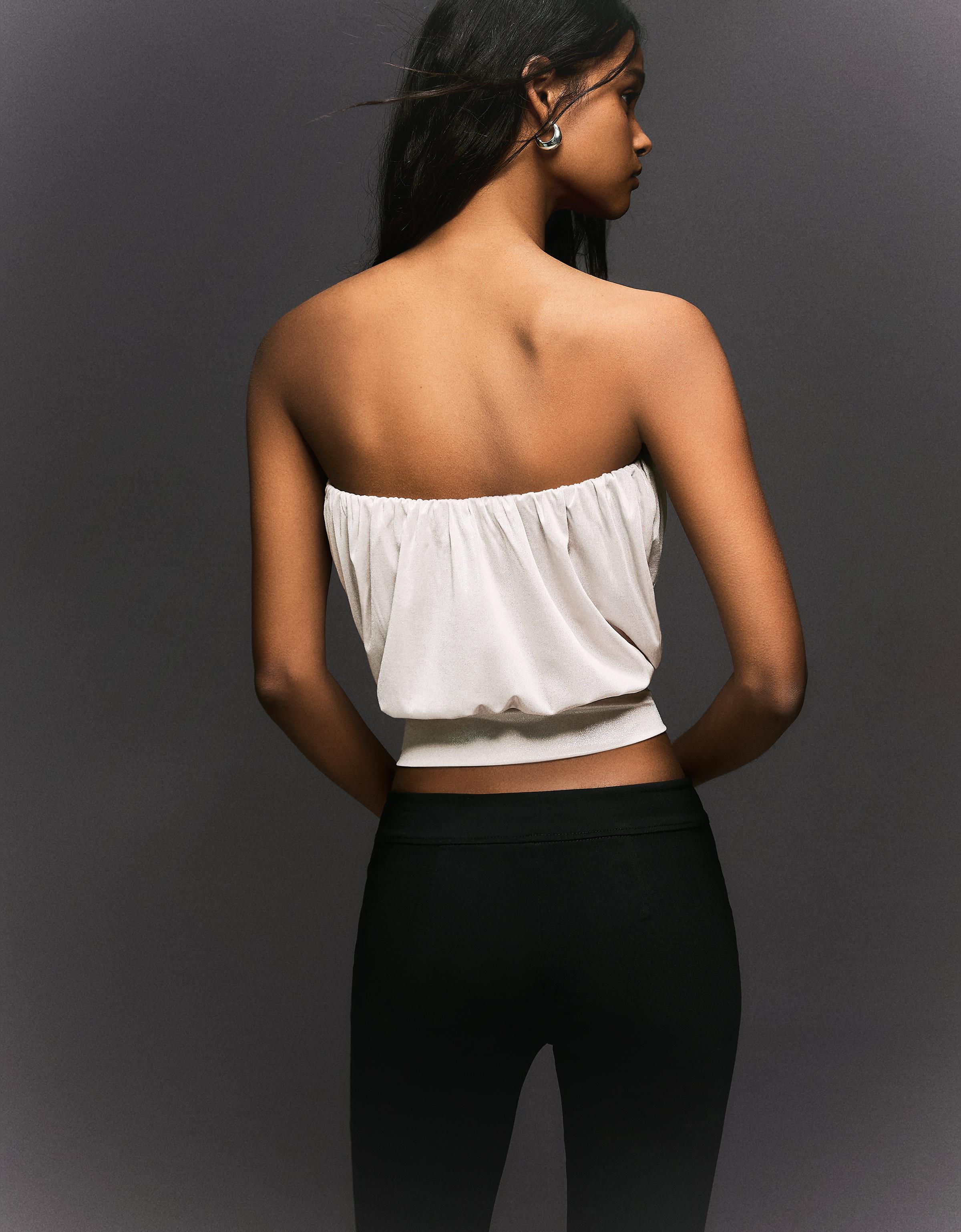 Balonlu bandeau top - Görsel 15