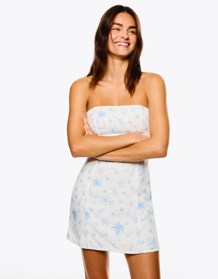 Bandeau mini elbise