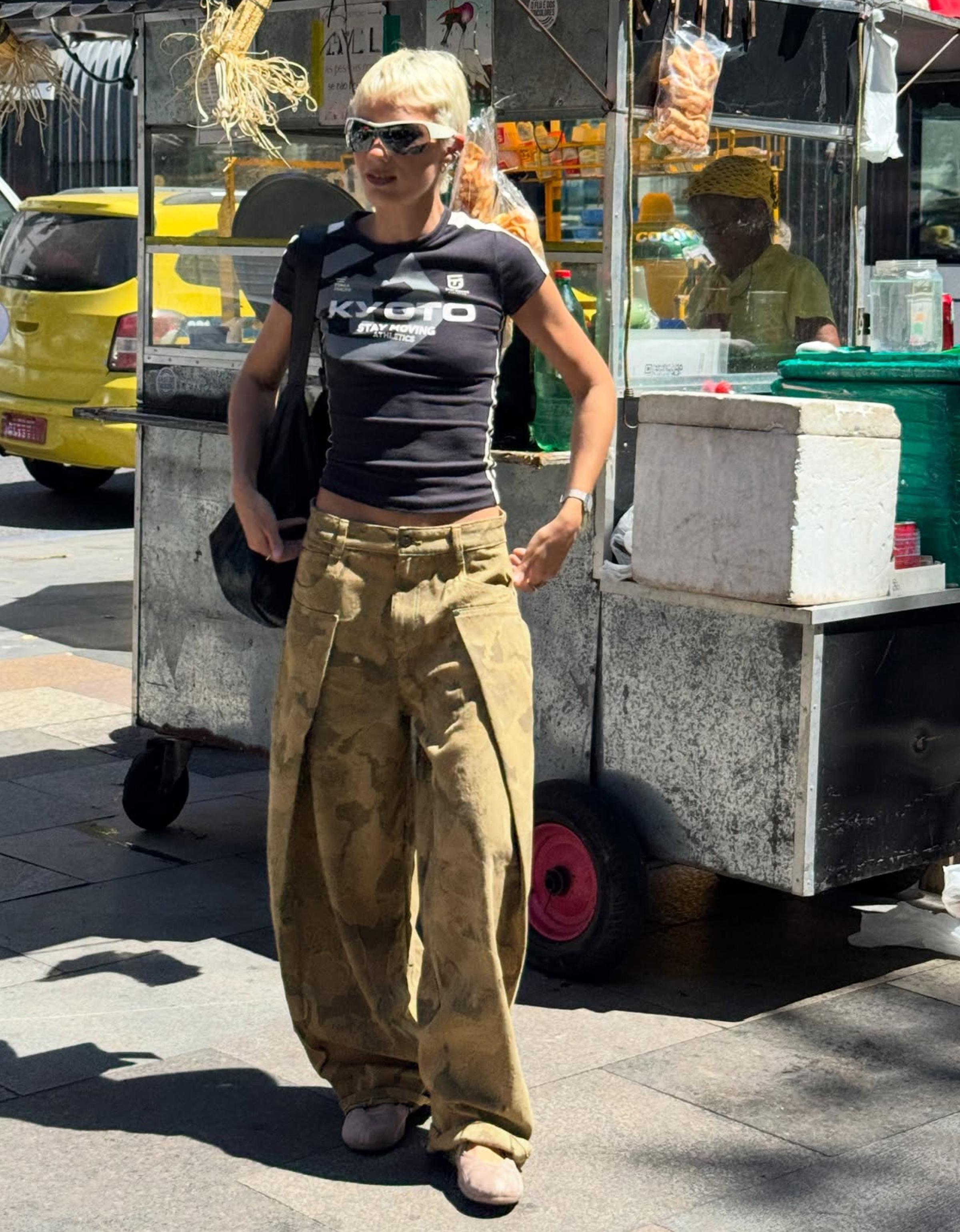 Baskılı balon pantolon - Görsel 32