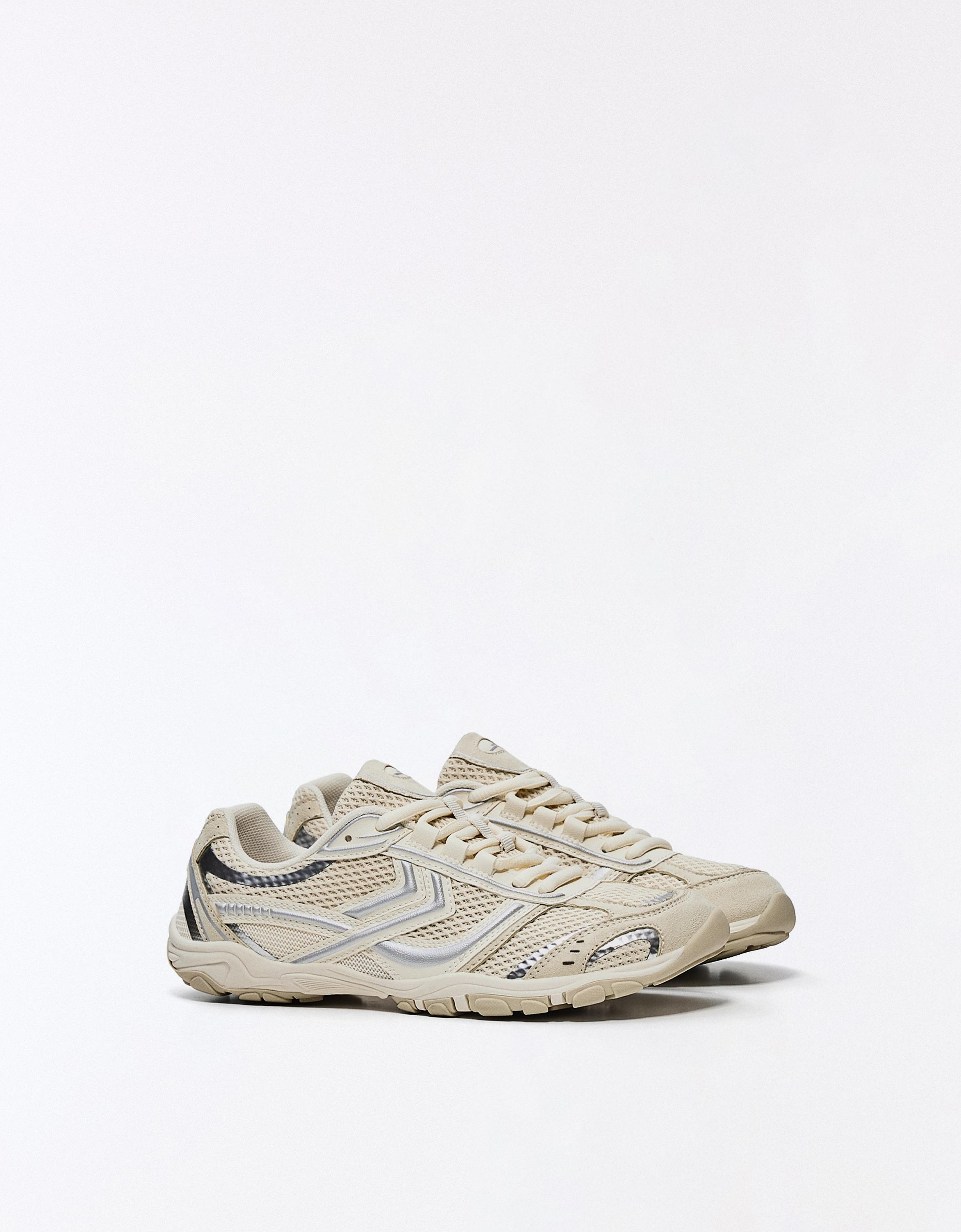 Bershka Deportivo Barefoot Mujer Gris