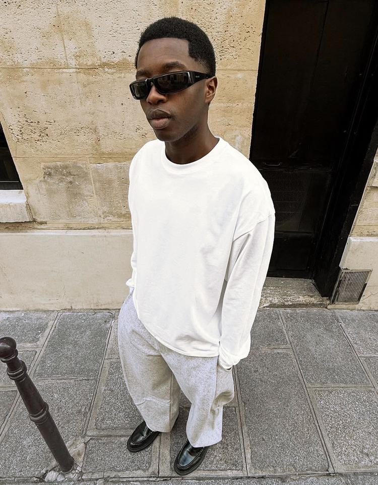 Long sleeve boxy fit T-shirt