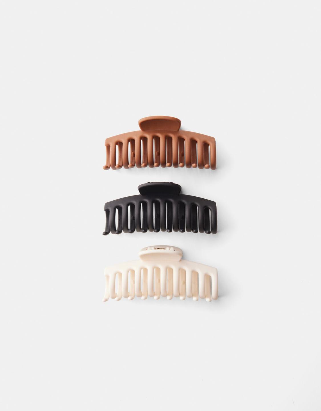 3-pack hårklämmor