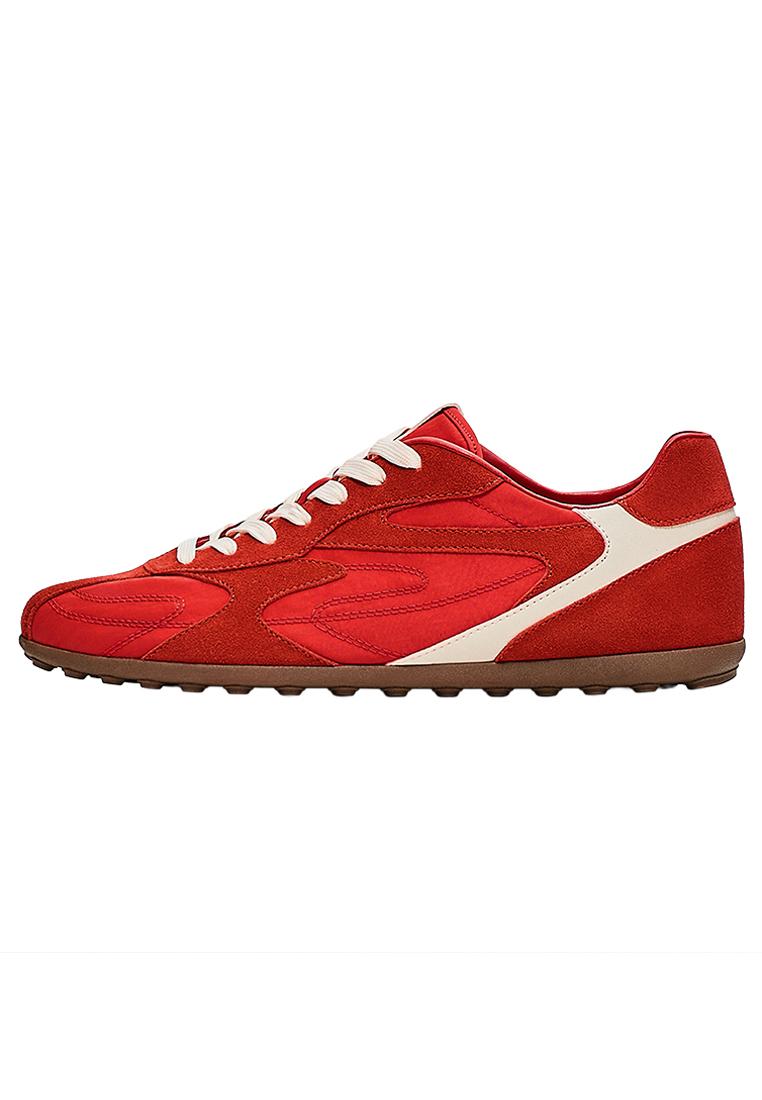 SLIM RETRO TRAINERS — RED