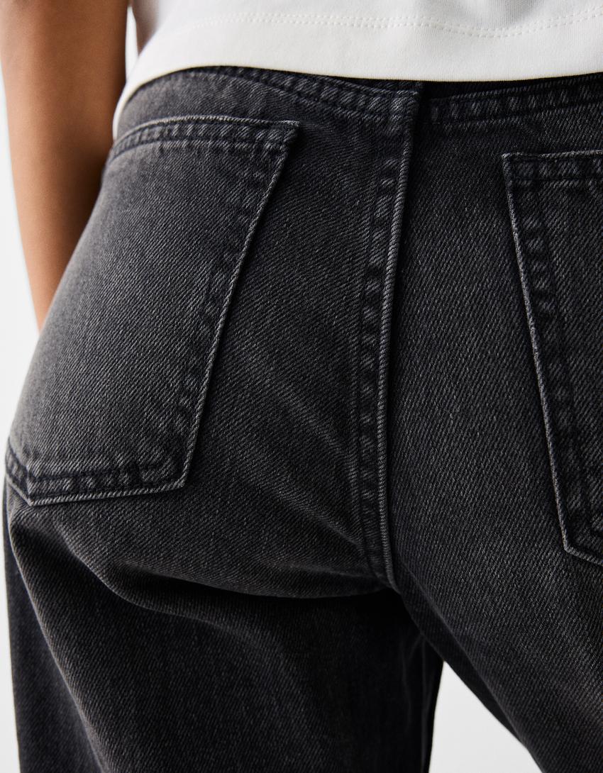 Straight fit jean-Gri-6