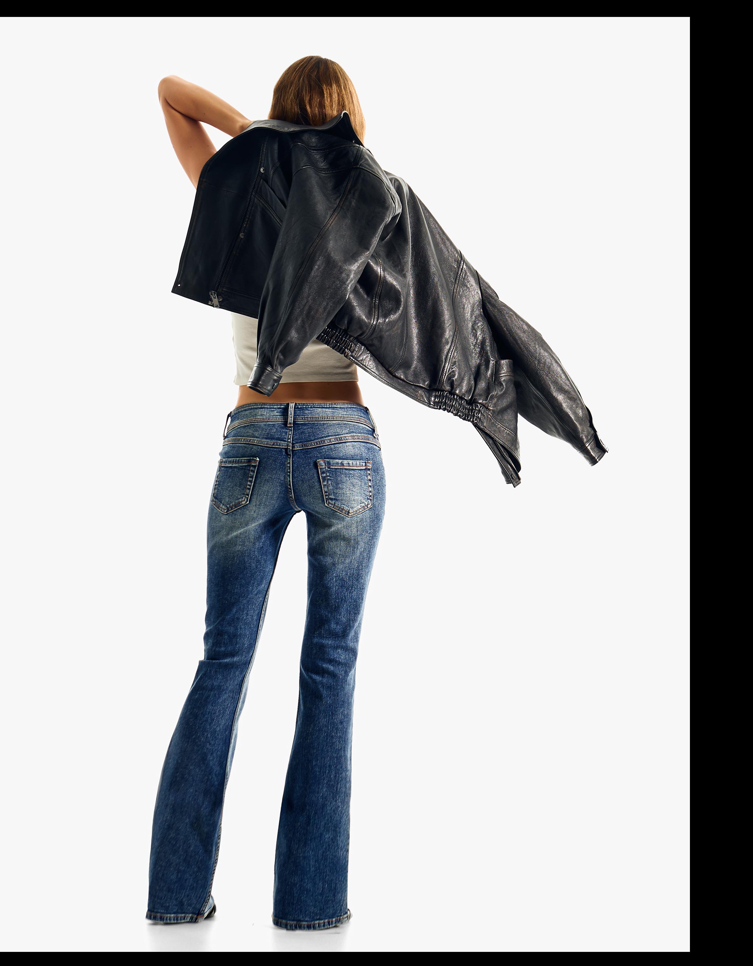 Bootcut düşük bel jean - Görsel 42