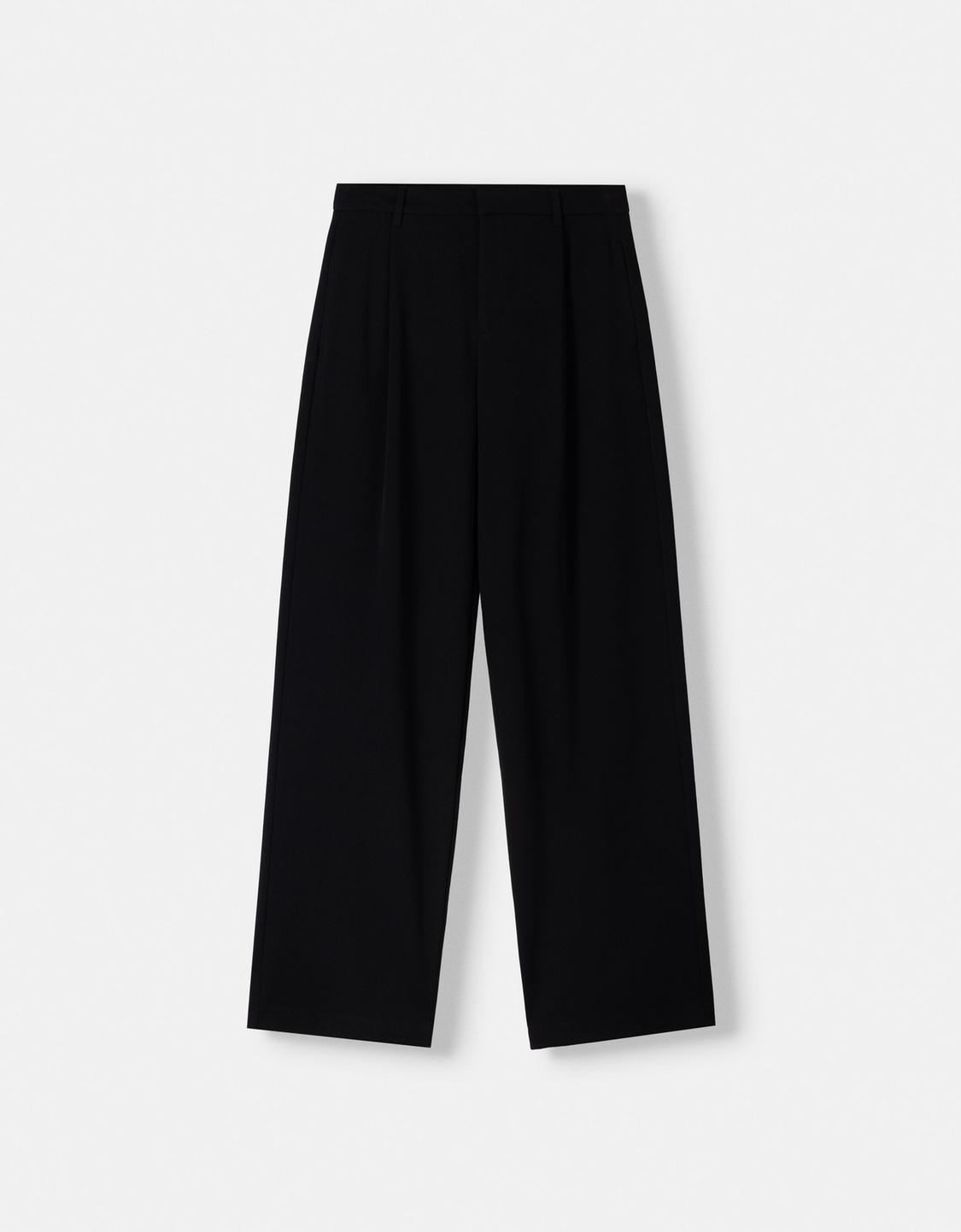 Low-rise baggy trousers