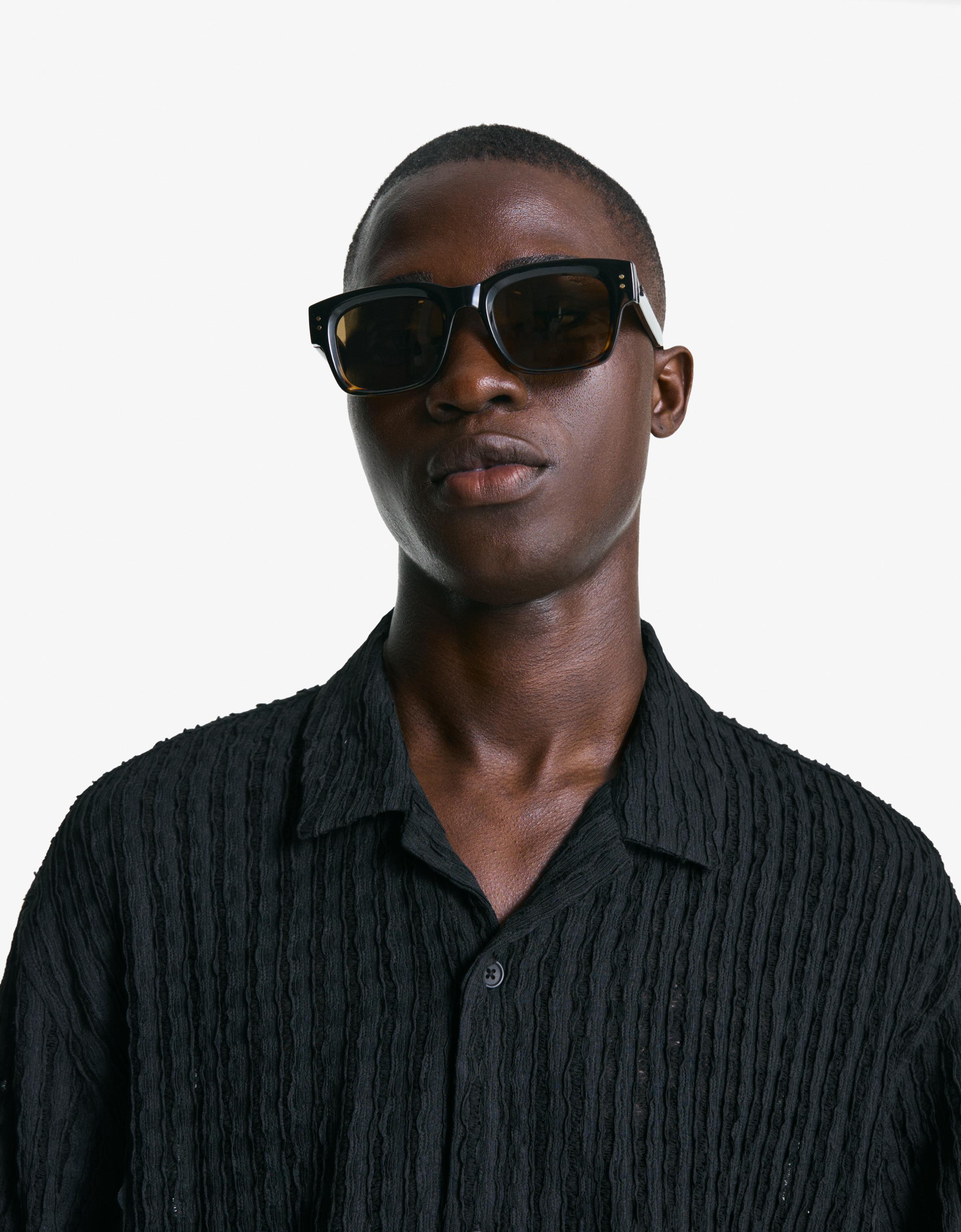 Thumbnail - Bershka Sonnenbrille Aus Kunststoff Herren Braun