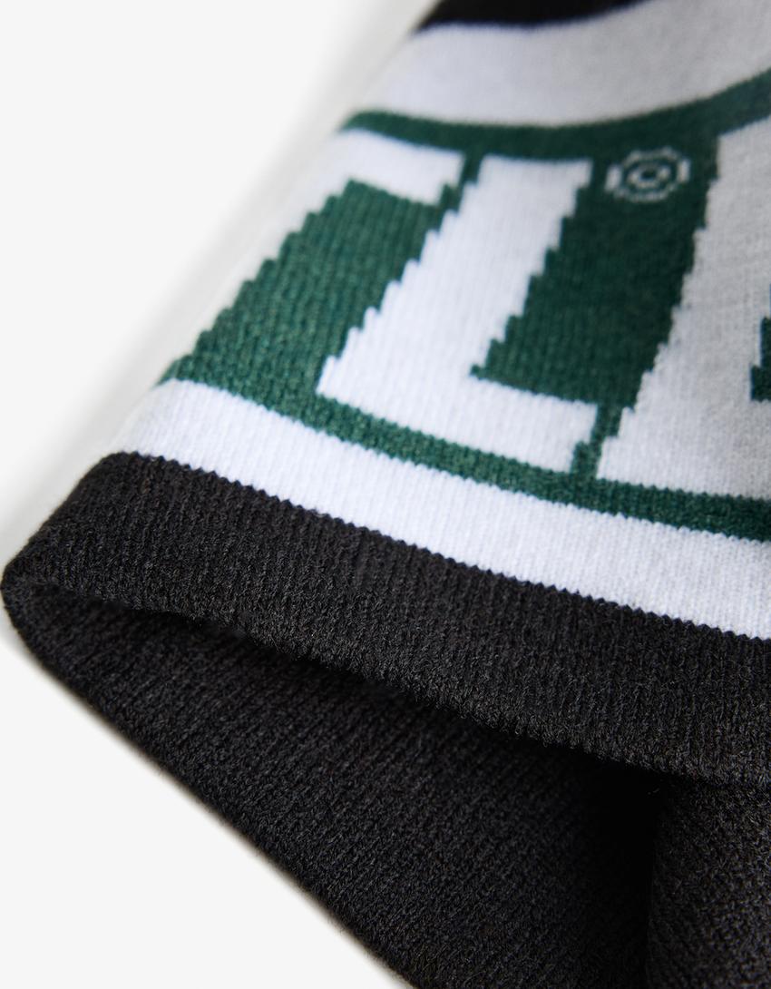 Beanie sport print-Verde