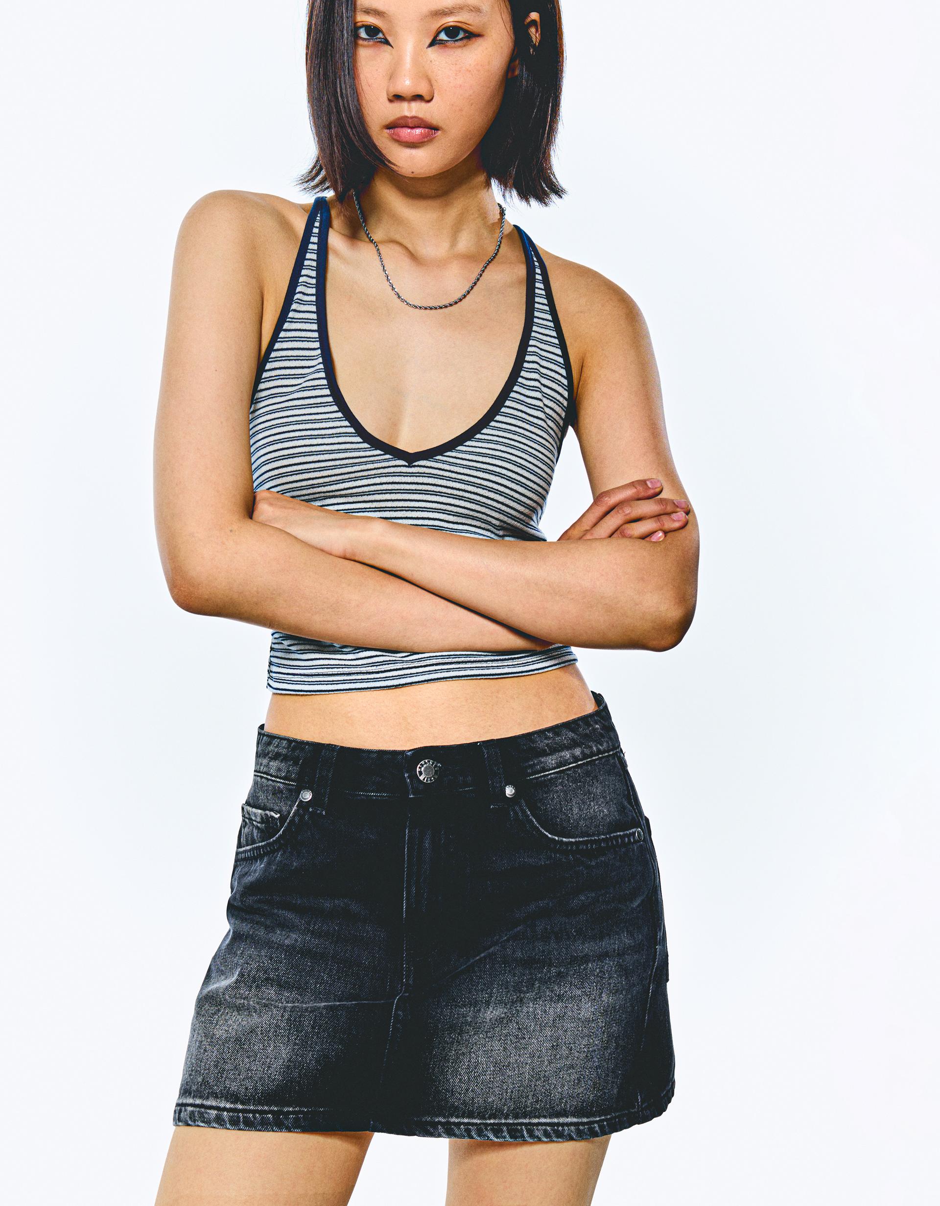 Mini-jeansrock