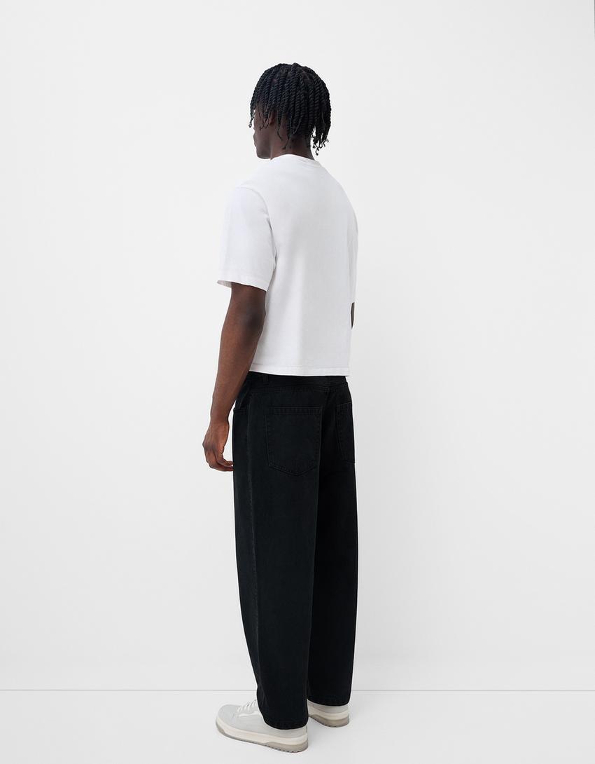 Jean baggy loose fit-Noir-2