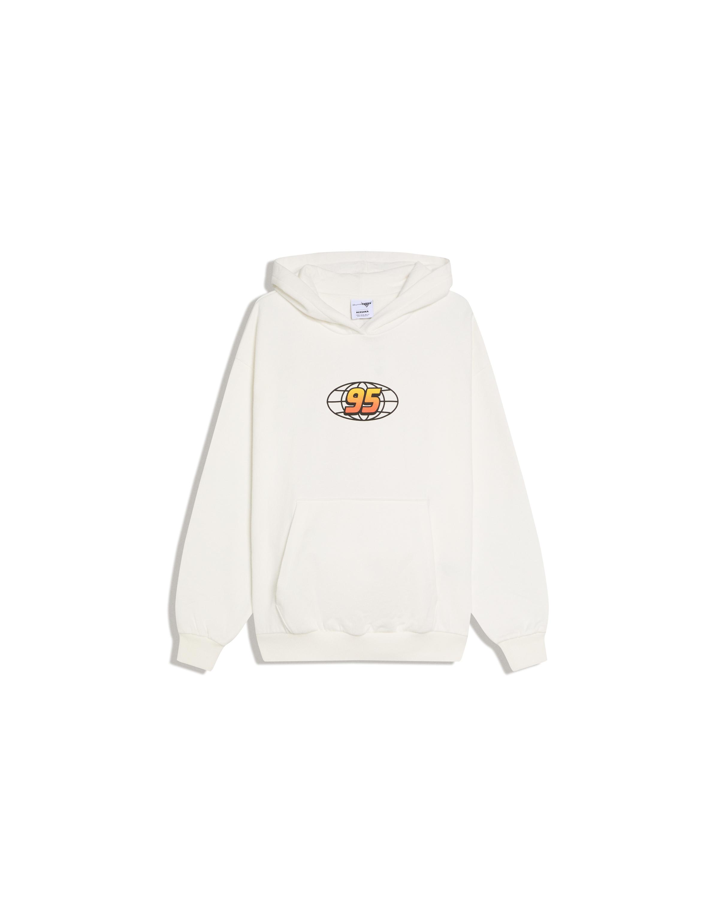 Cars print hoodie — Off white