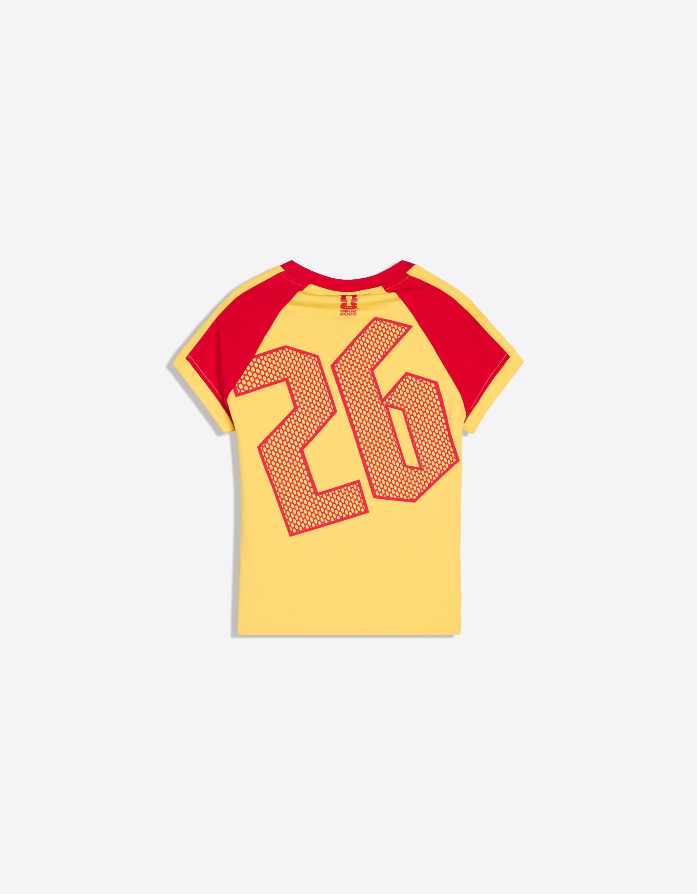 Spain FIFA WORLD CUP™ V-neck T-shirt — Red