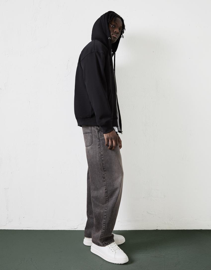 Sapatilhas volume pormenor gravação animal homem-Branco-1