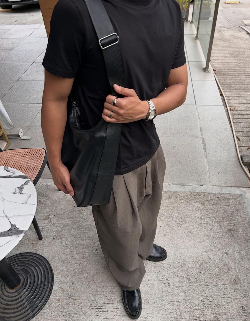 Kısa kollu tişört-Siyah