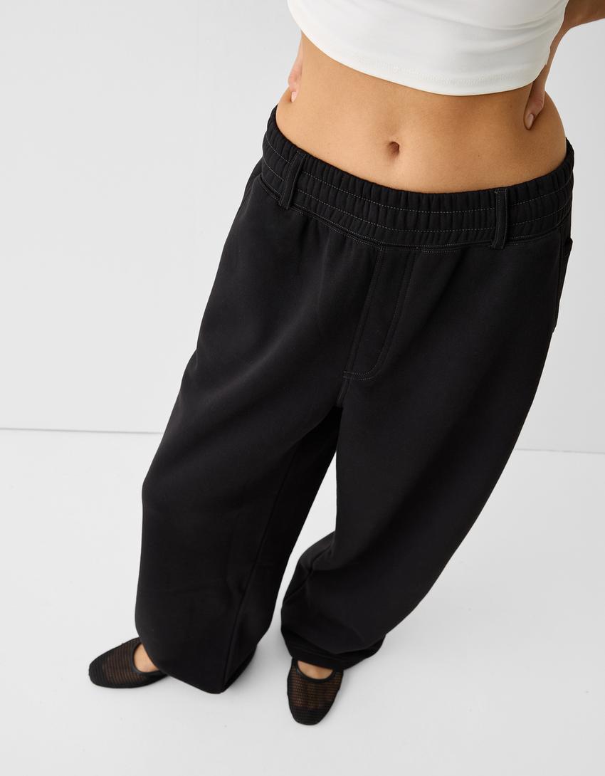 Calças skater-Preto-2