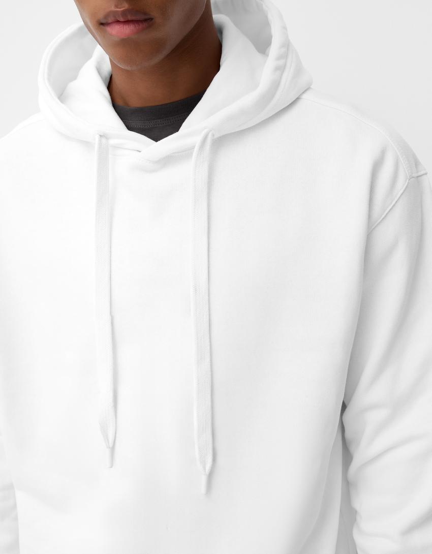 Sweatshirt oversize com capuz-Branco-5