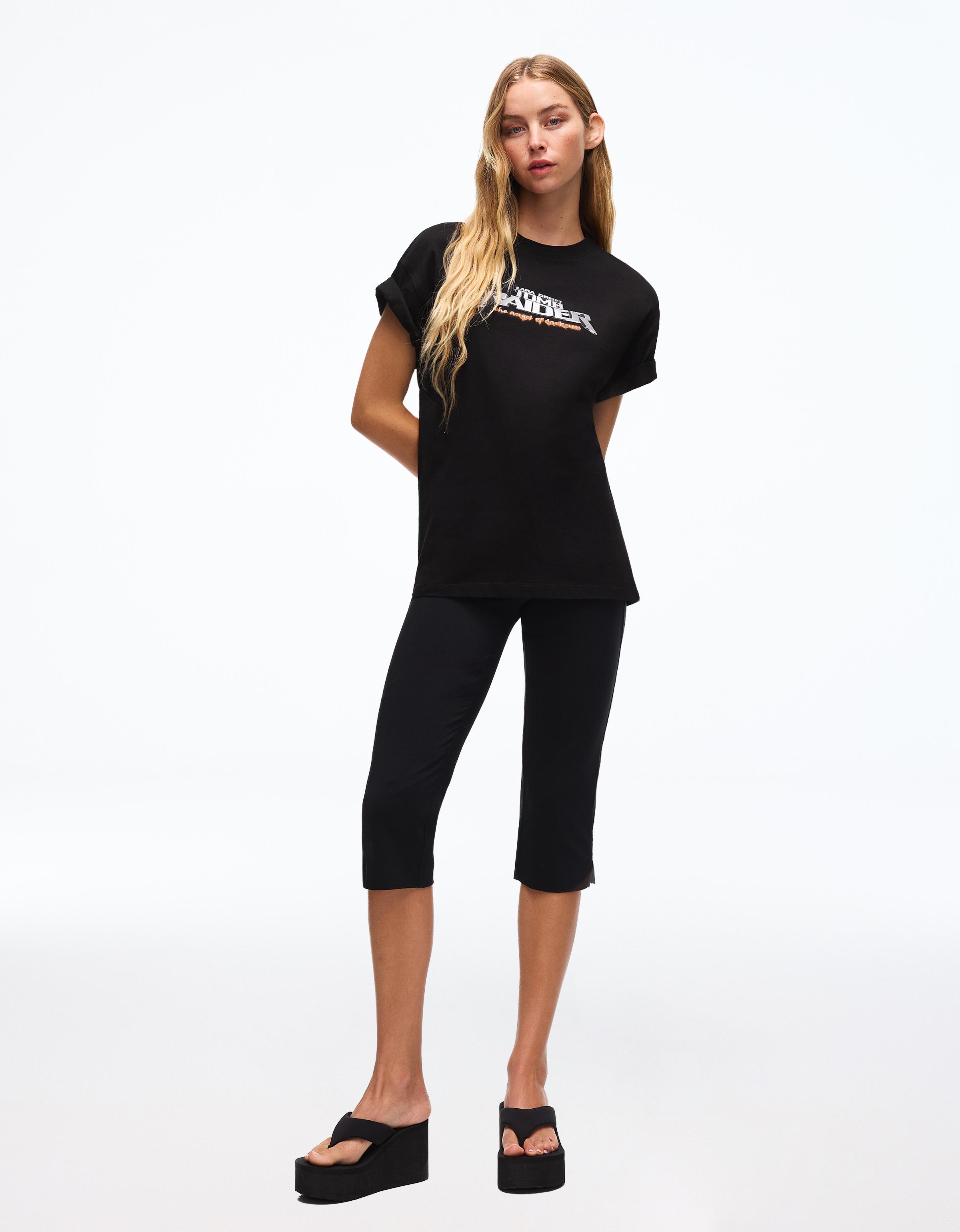 Oversize Tomb Raider print T-shirt