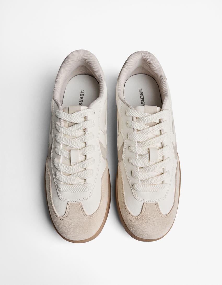 Zapatillas retro-Blanco