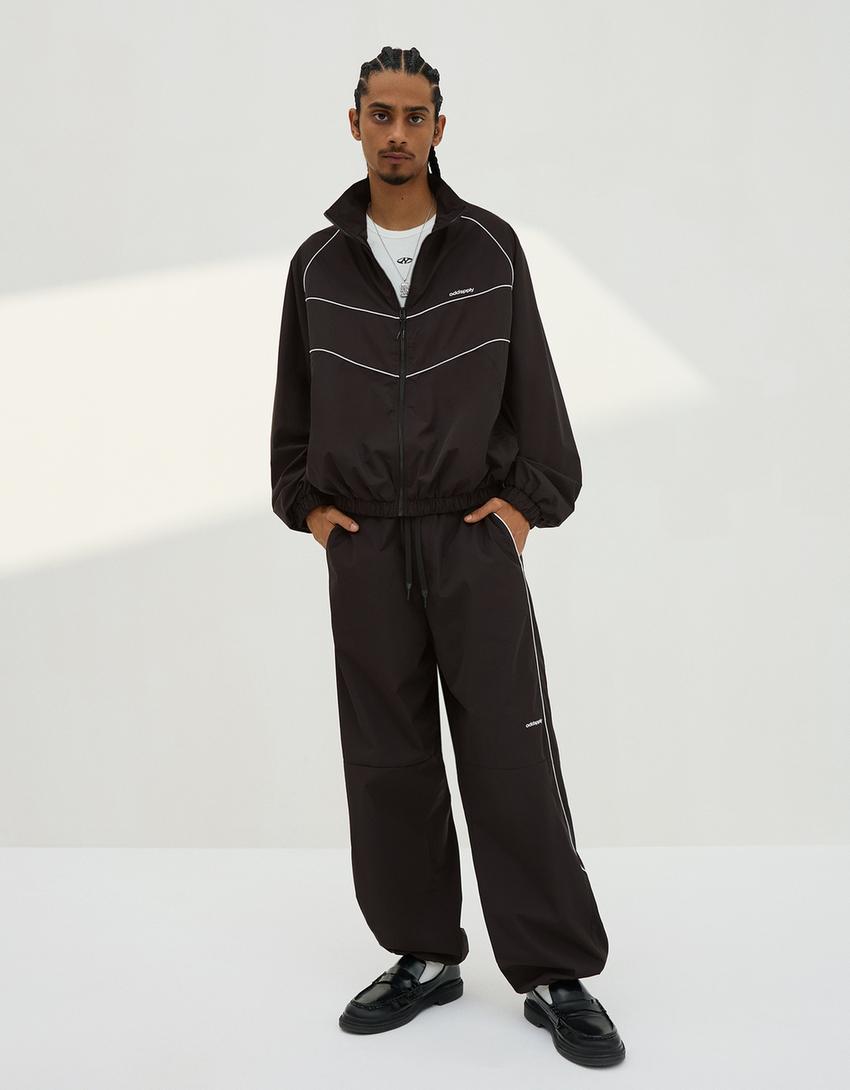 Technische Jacke-Schwarz