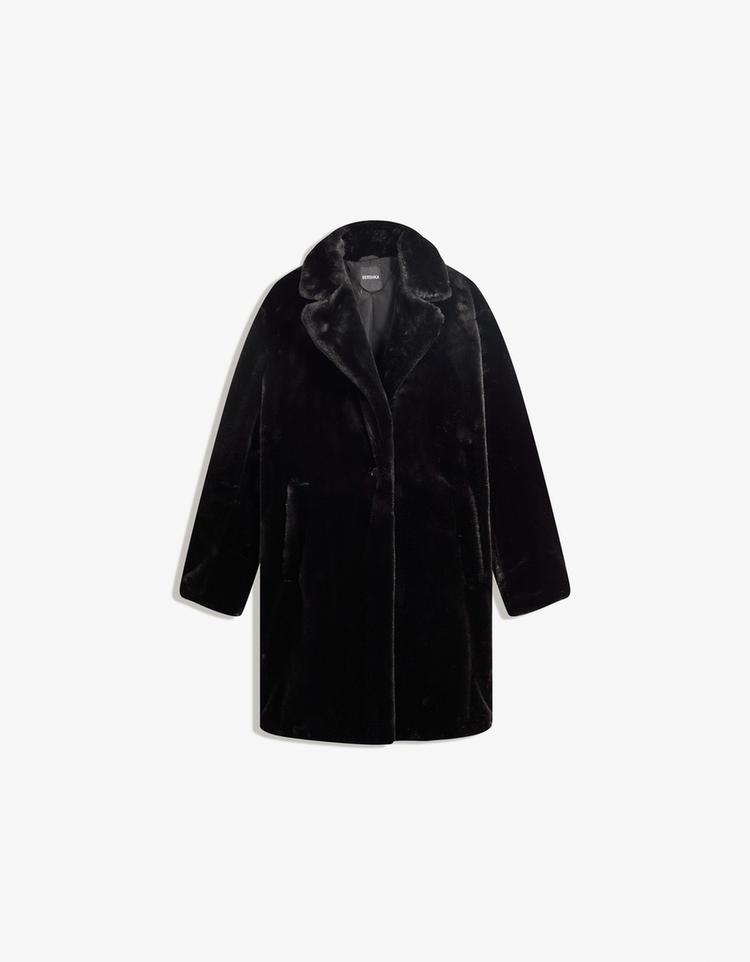 Abrigo efecto pelo