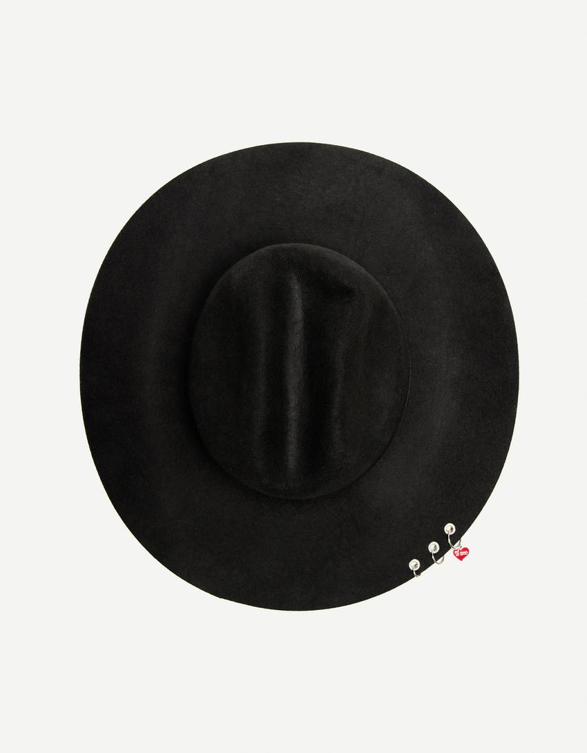 Sombrero CA7RIEL & Paco Amoroso-Negro-2