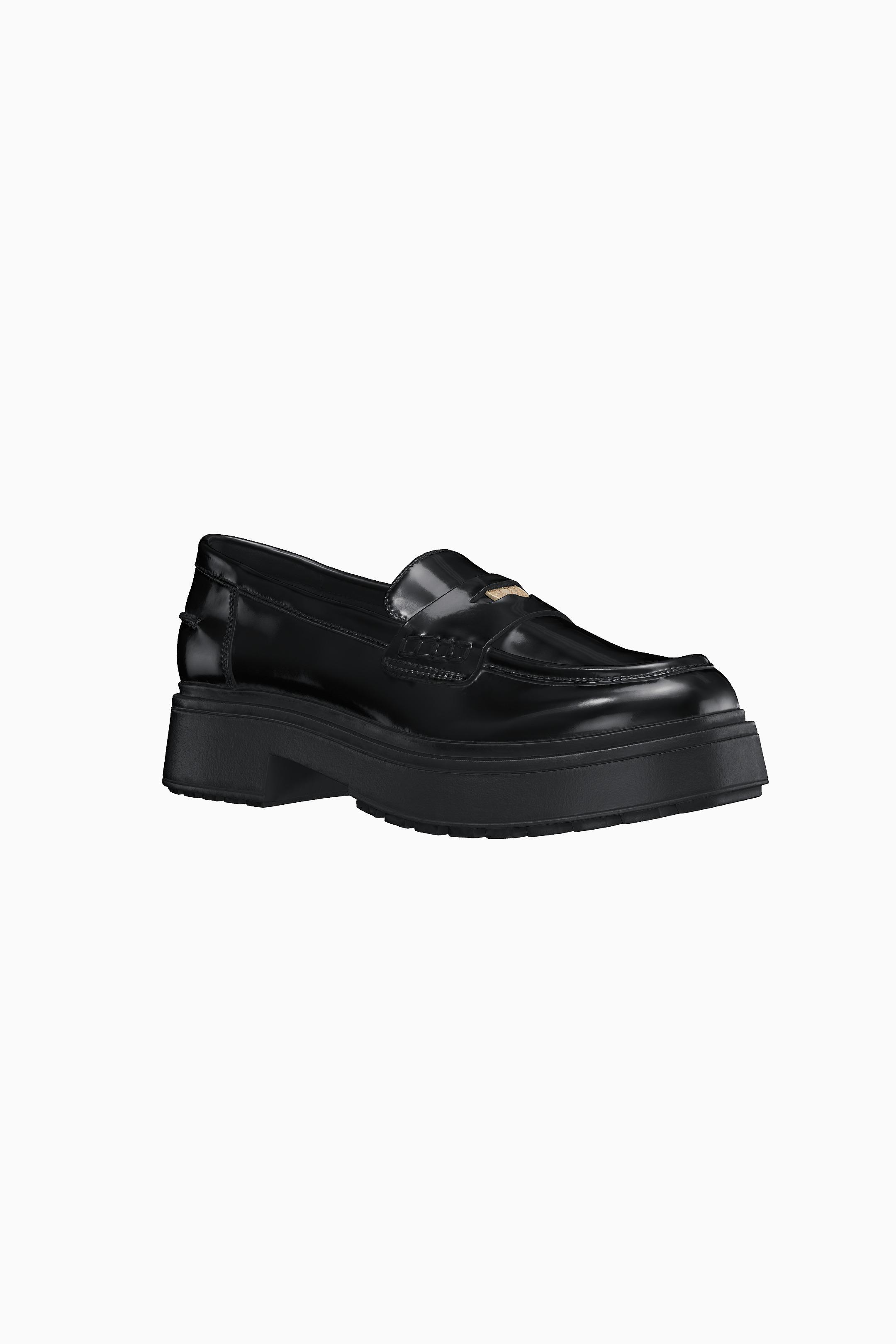 Loafer met dikke zool-Zwart-5