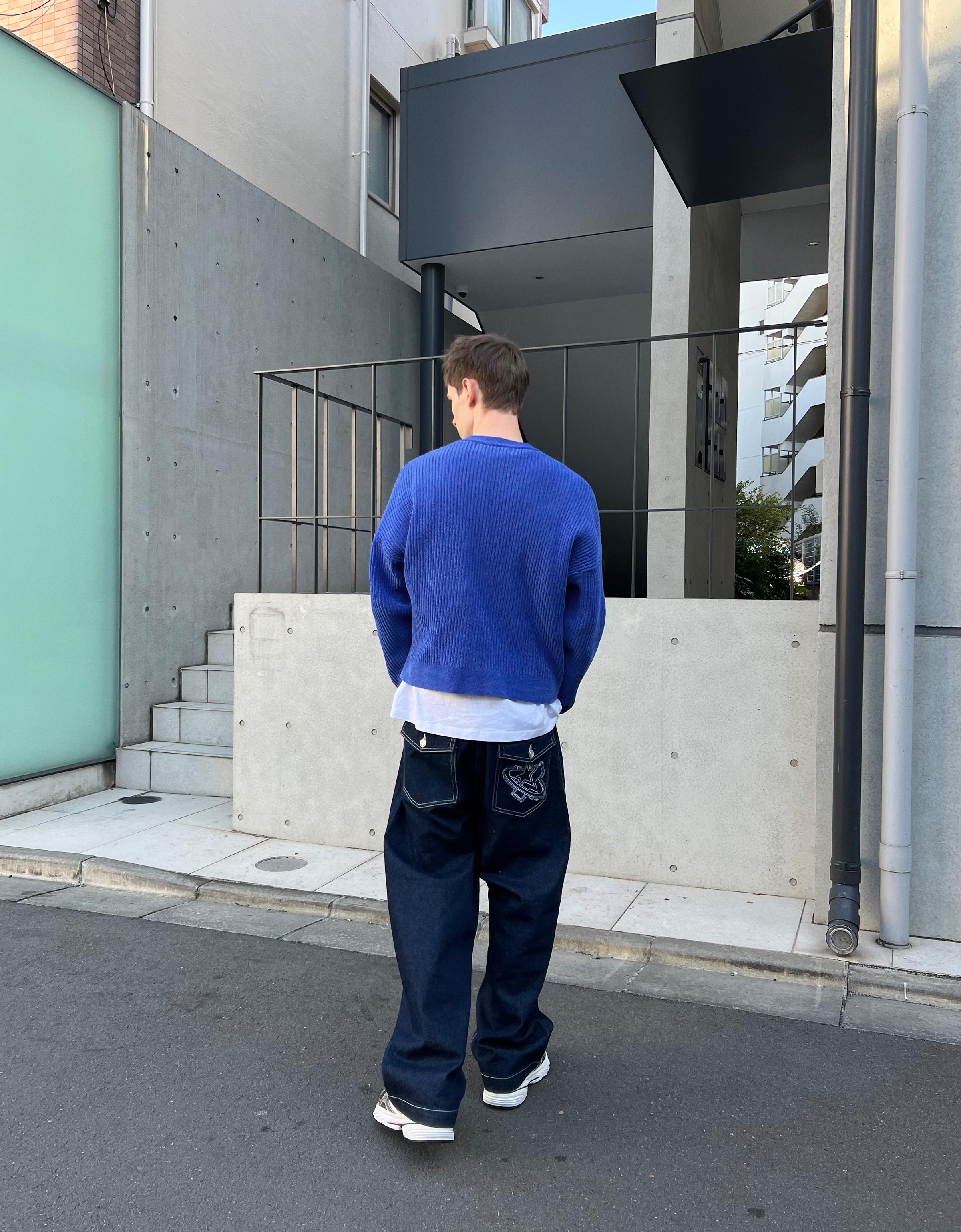 Baskılı şönil bisiklet yaka kazak - Görsel 65