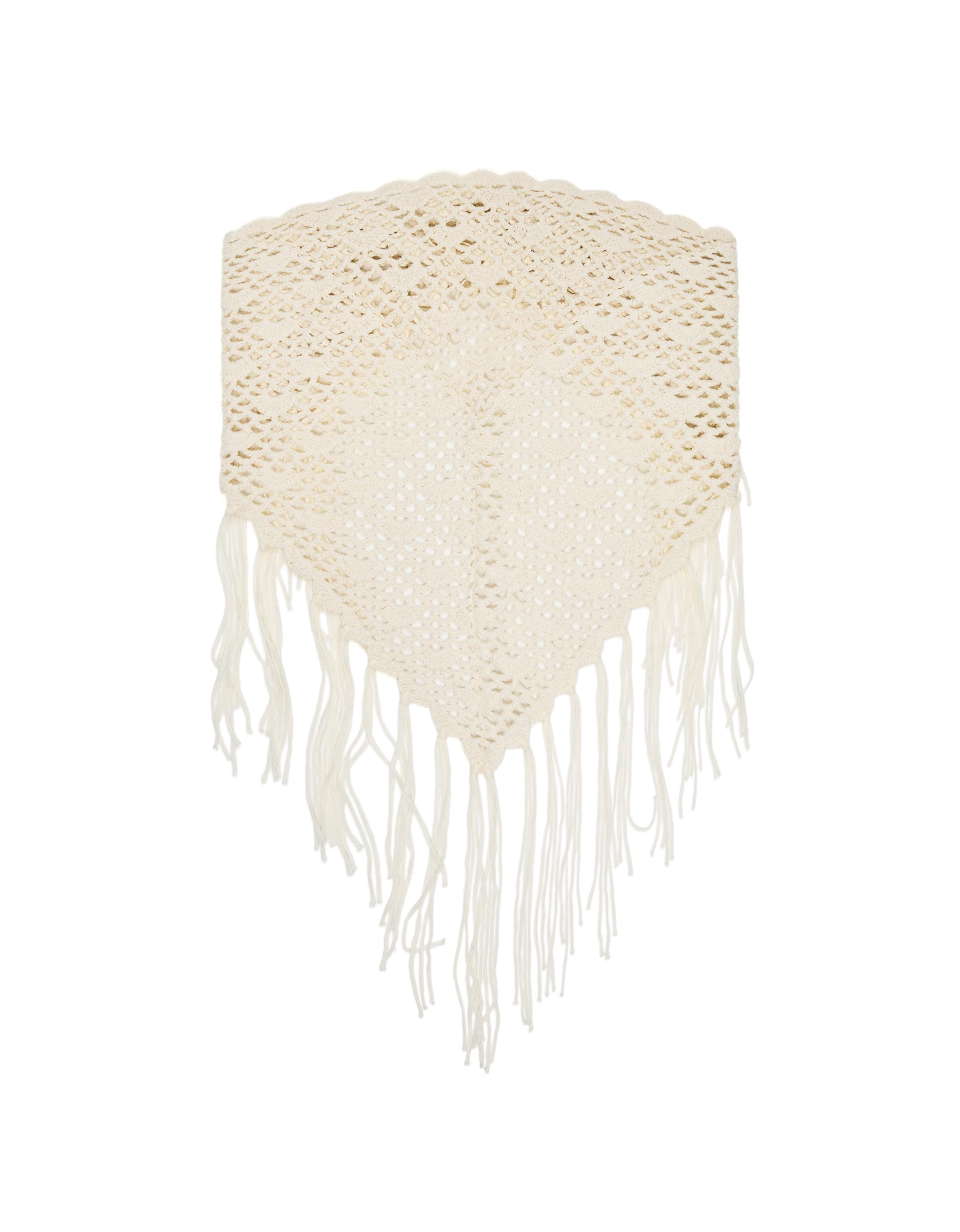 Püsküllü kroşe pareo etek - Görsel 4