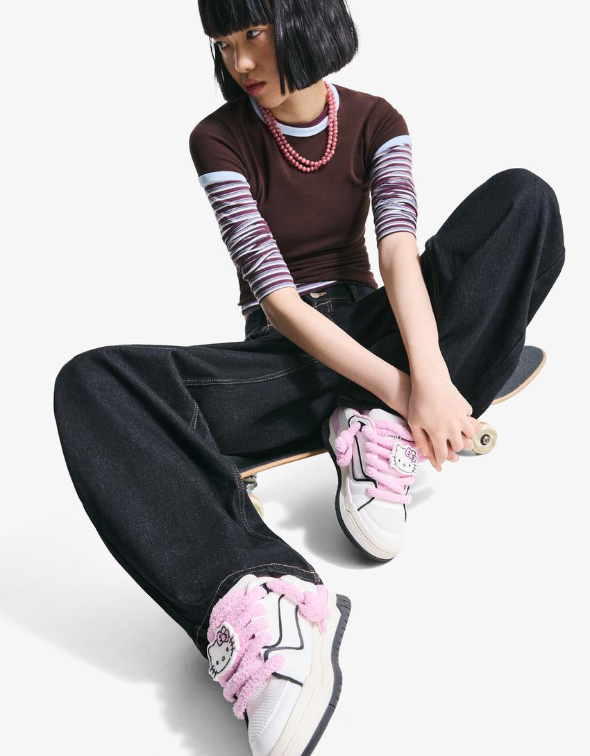 Hello Kitty Mania skate sneakers-Multicolored-1