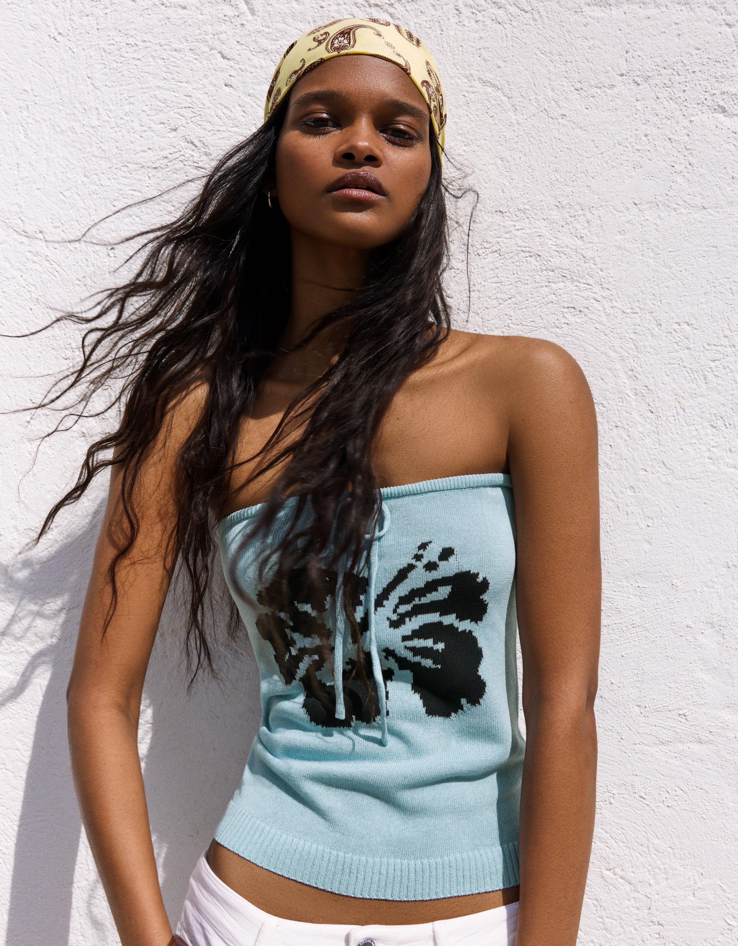 Paisley desenli bandana - Görsel 9