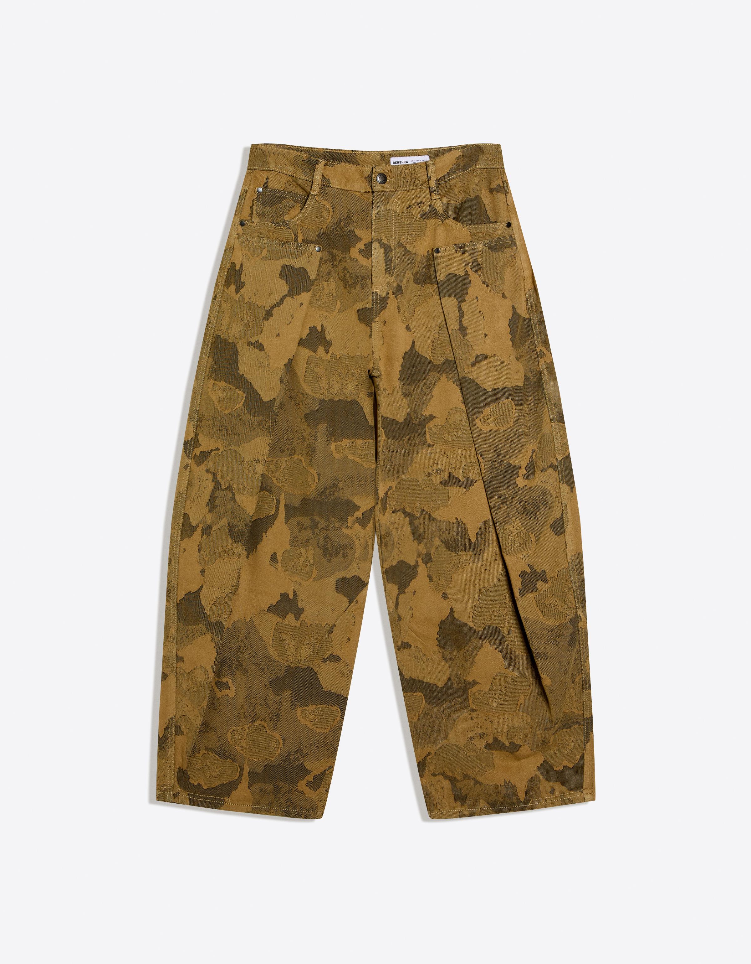 Baskılı balon pantolon