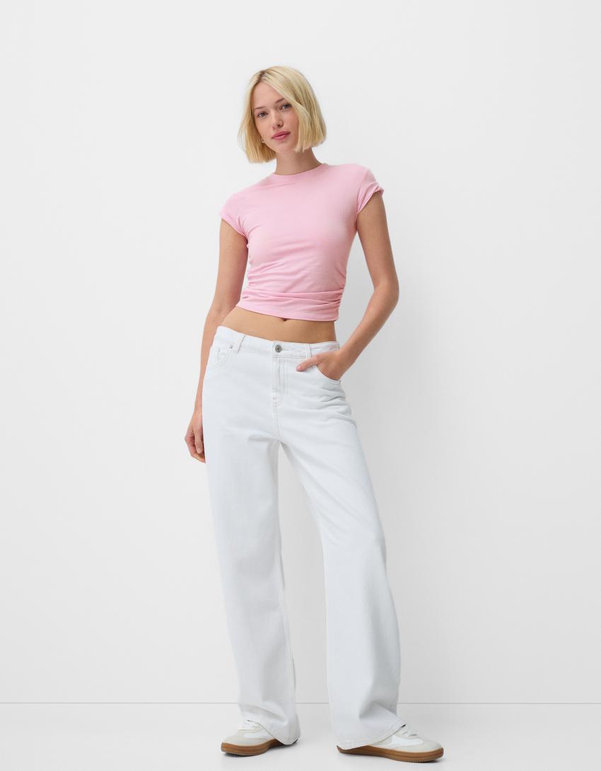 Maglietta a maniche corte-Rosa-3