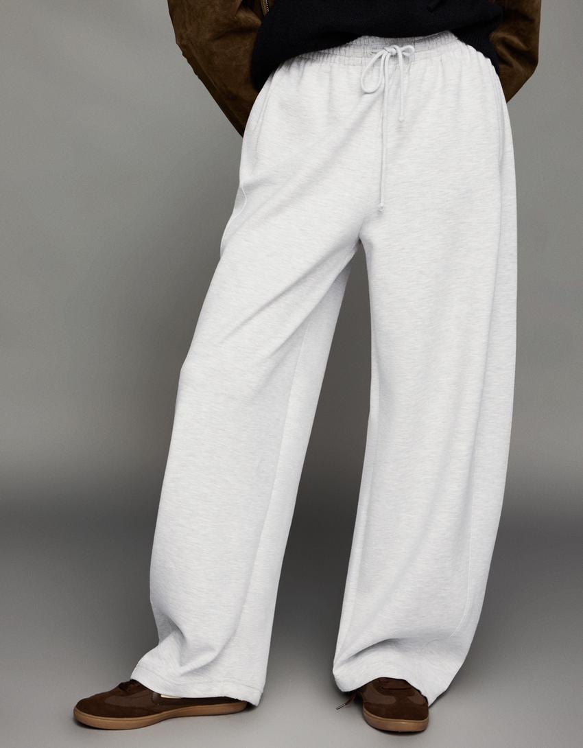 Pantalons pelfa barrel-Gris