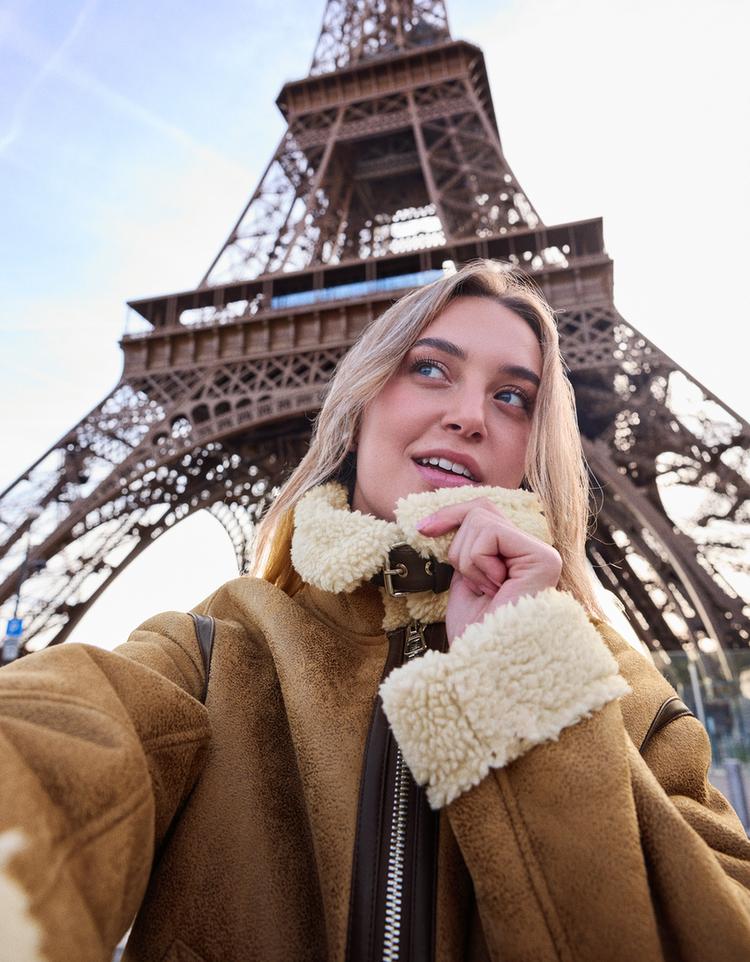 Cazadora biker doble faz