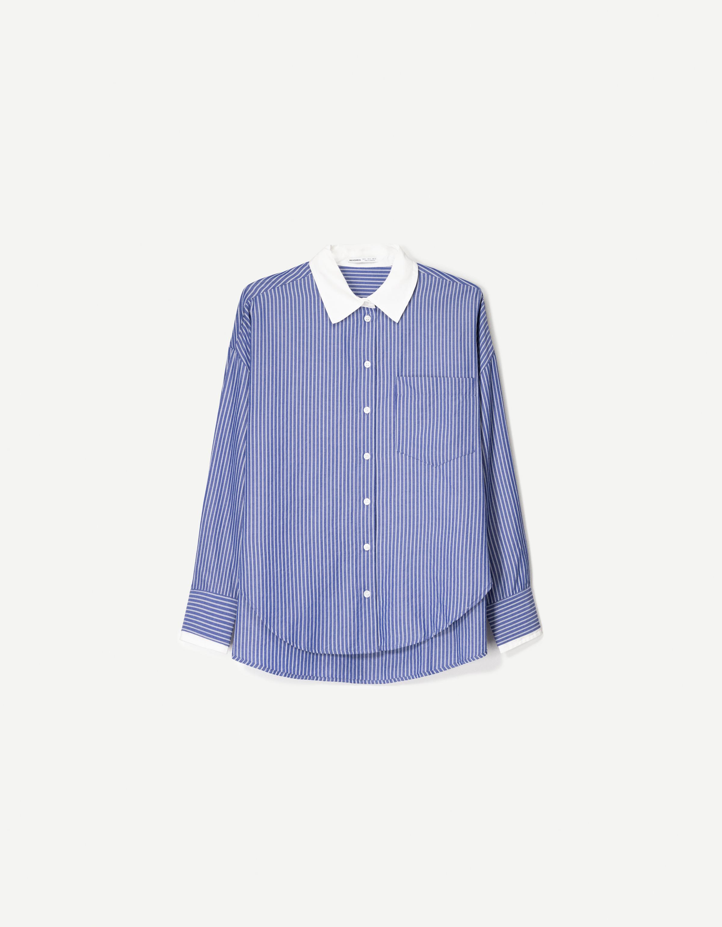 トップス BEVAN UP WrinkleFinishMiddleSleeveShirt TRIUMPH Body Make-up Soft Touch P EX liemenėle be lankelių