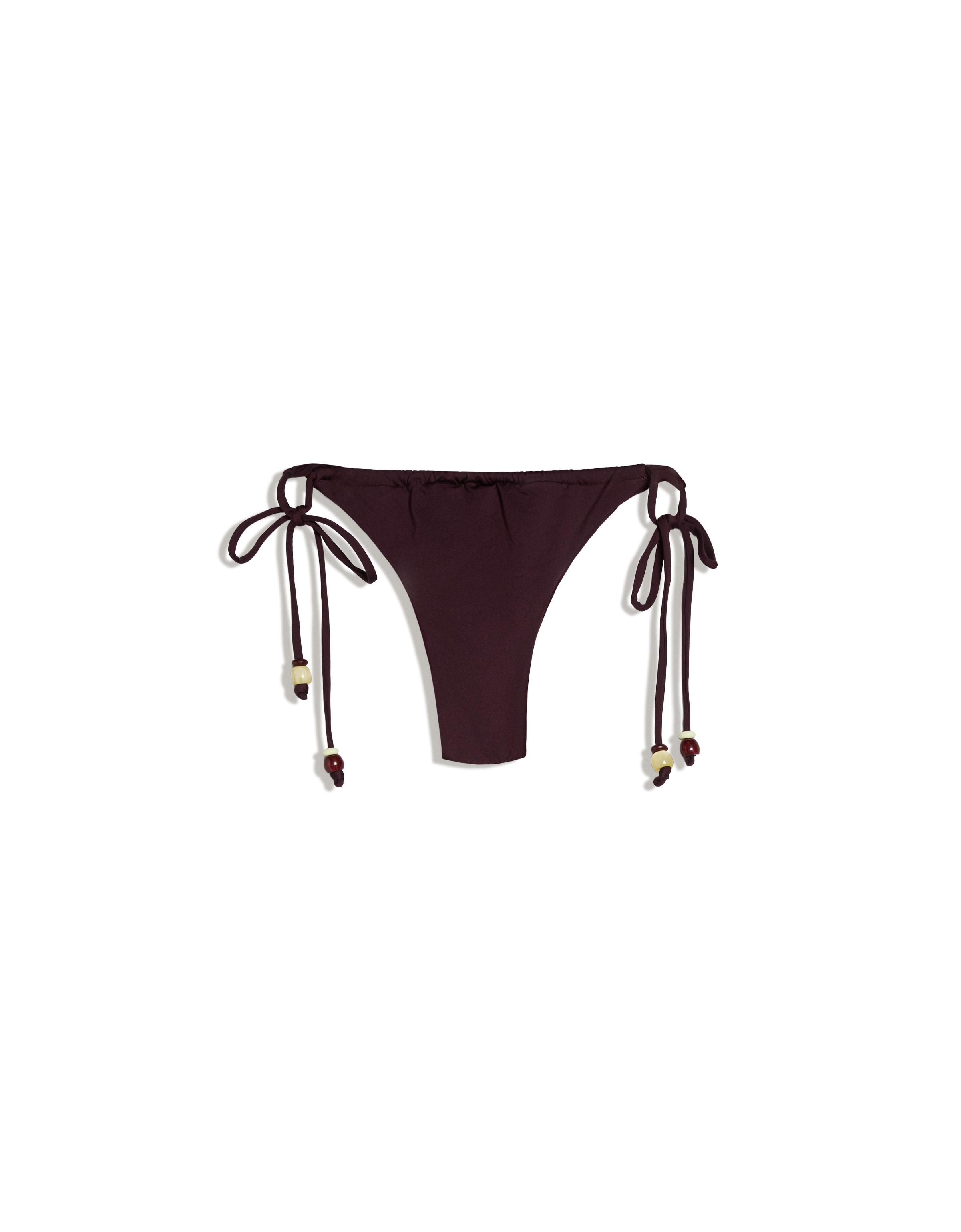Basic beaded bikini bottoms — Violet