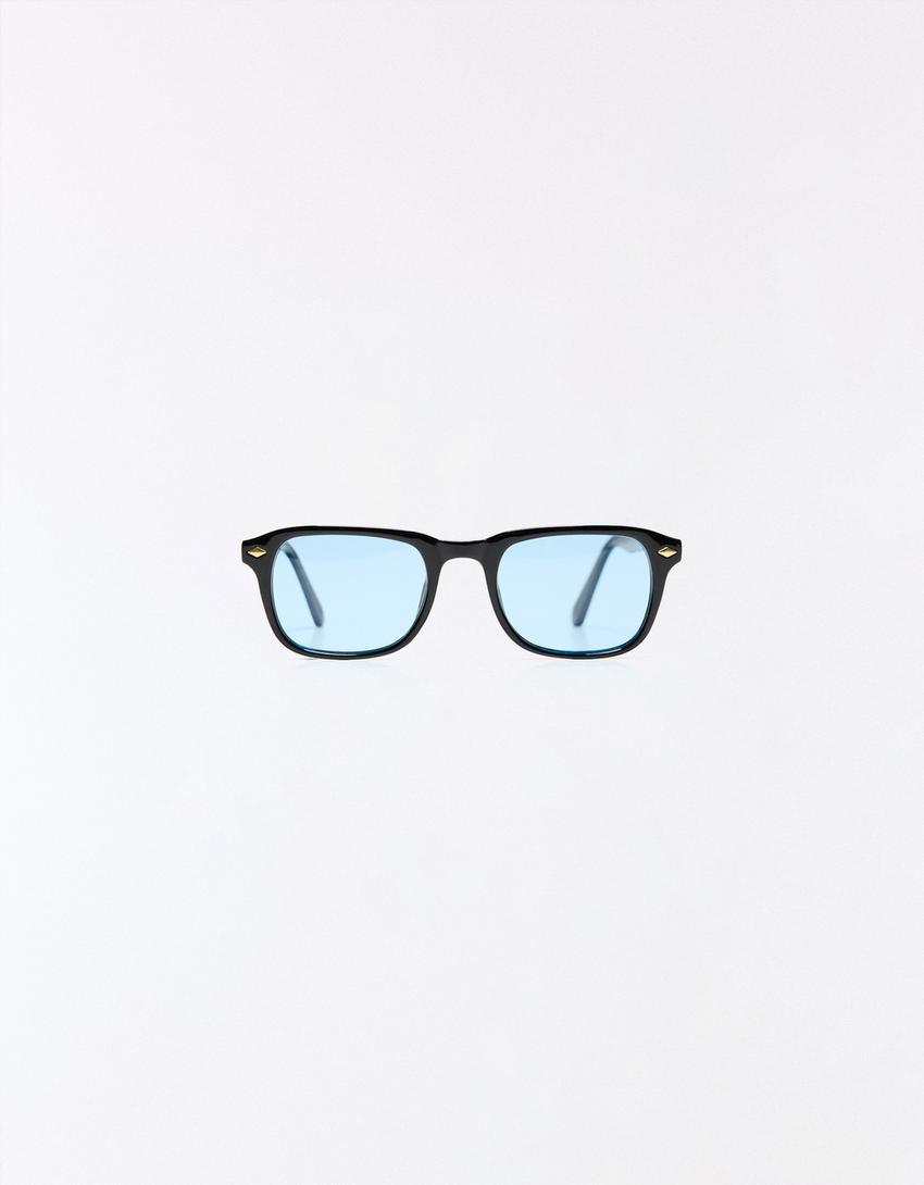 Gafas sol pasta-Azul claro