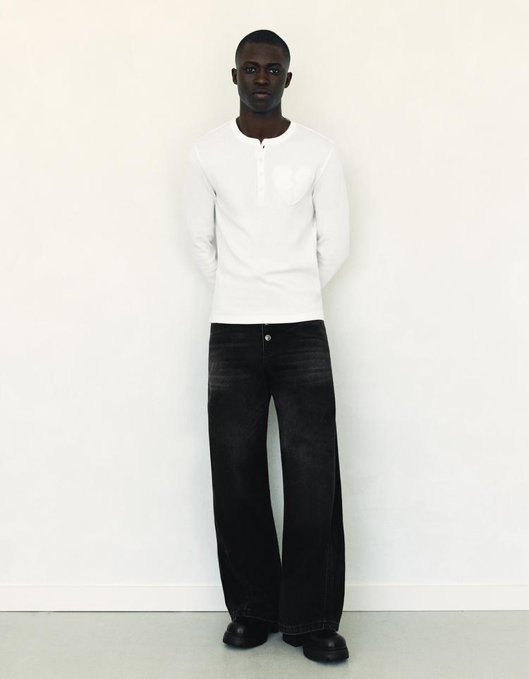 Boot-cut jeans — Black