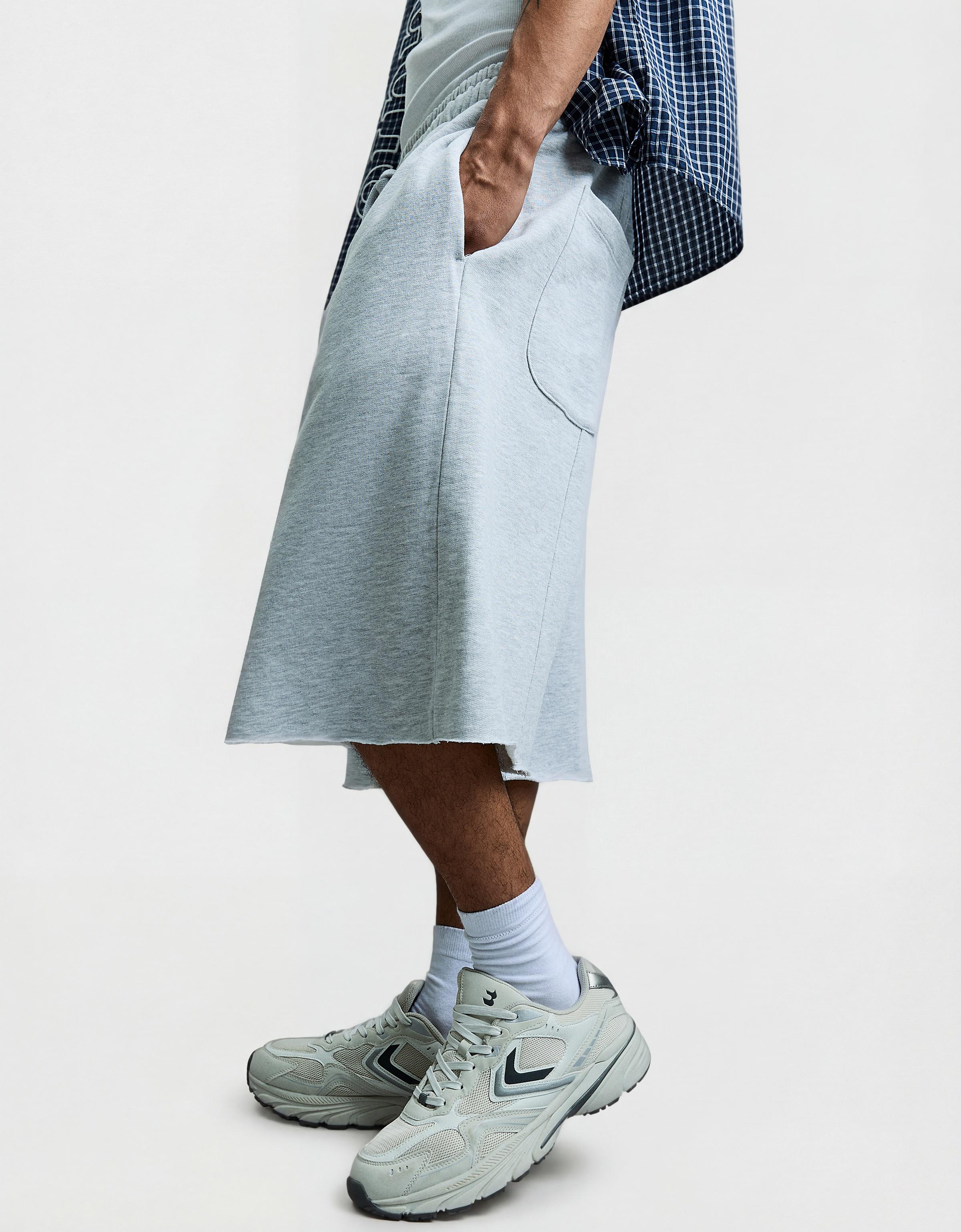 Jogger Bermuda shorts — Grey