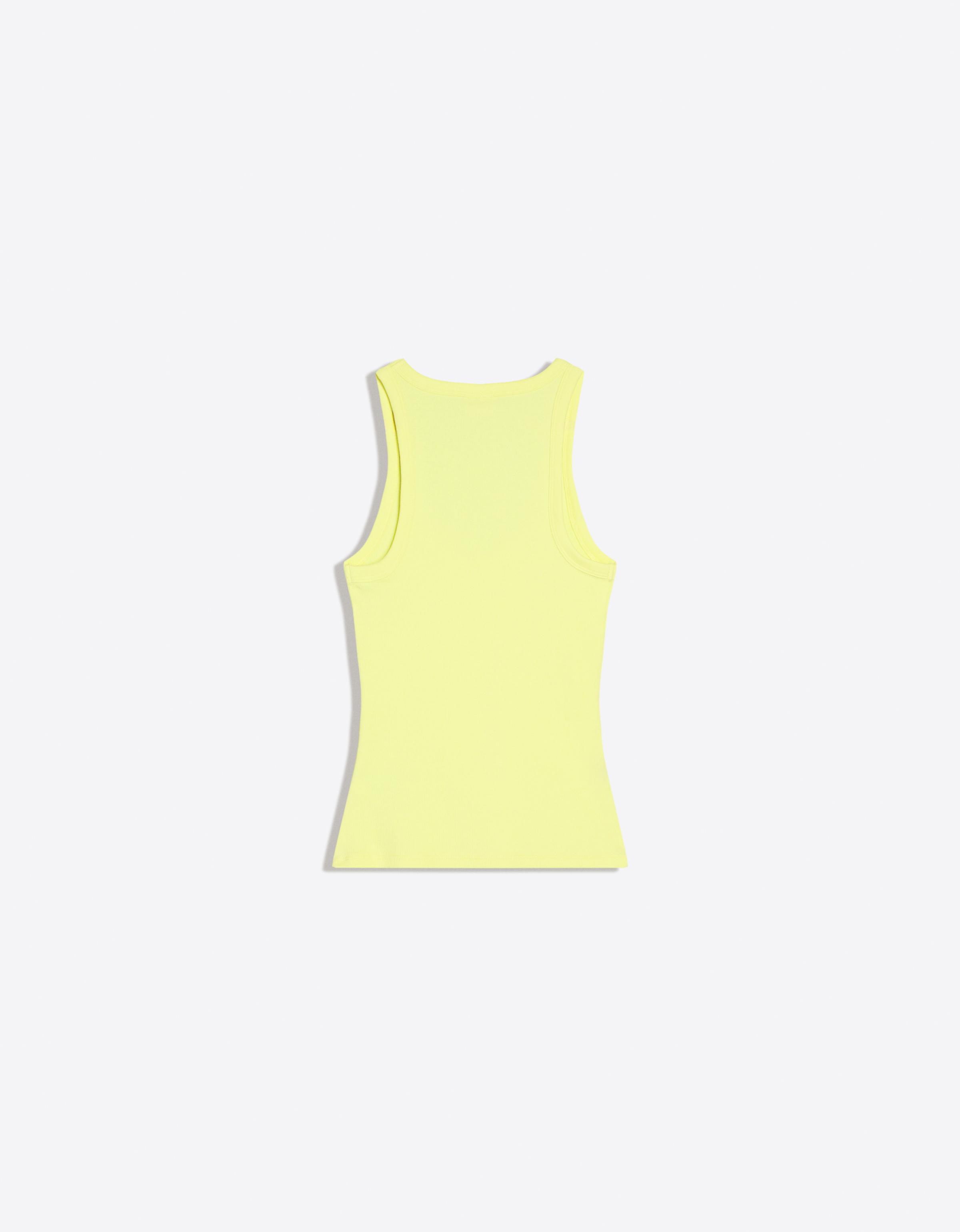 V-neck strappy vest top — Yellow