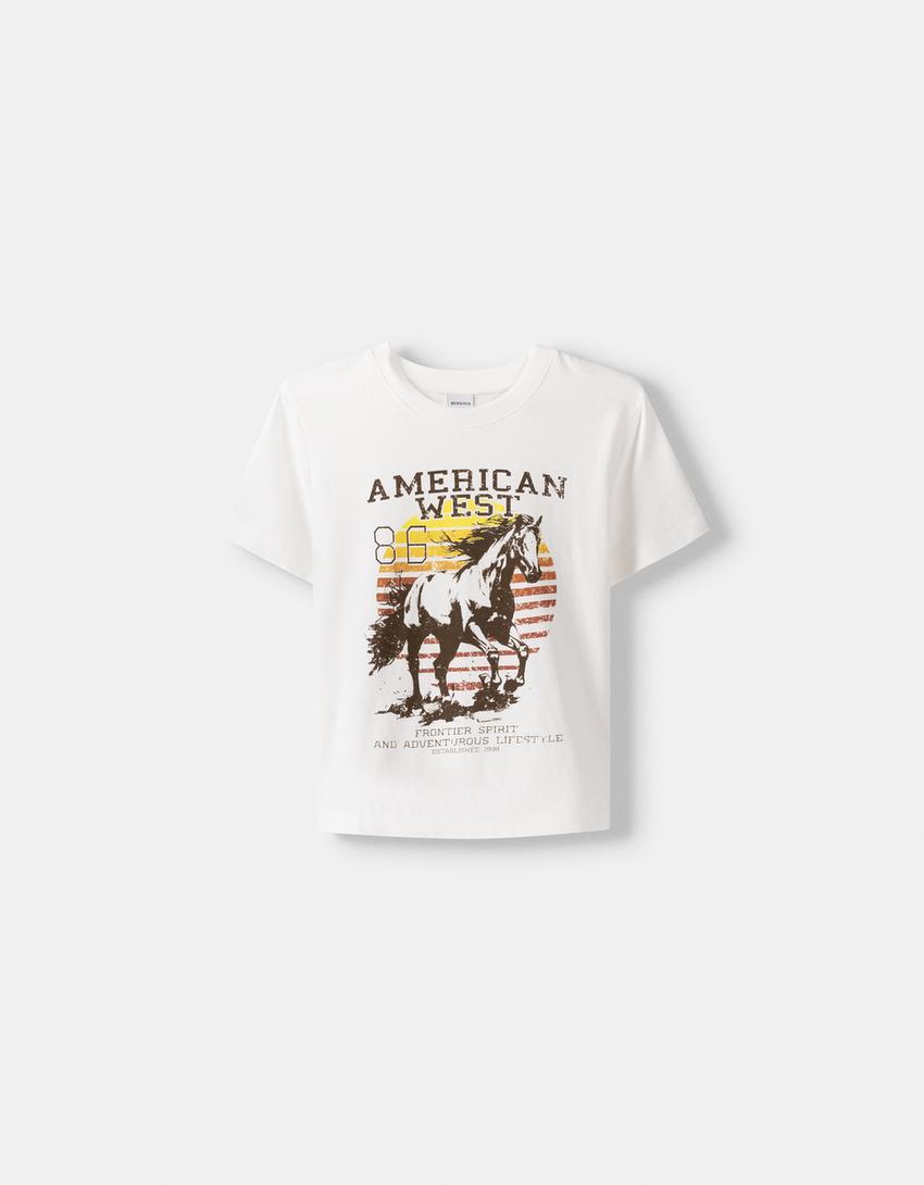 تيشرت بأكمام قصيرة وطبعة-كريمي-4