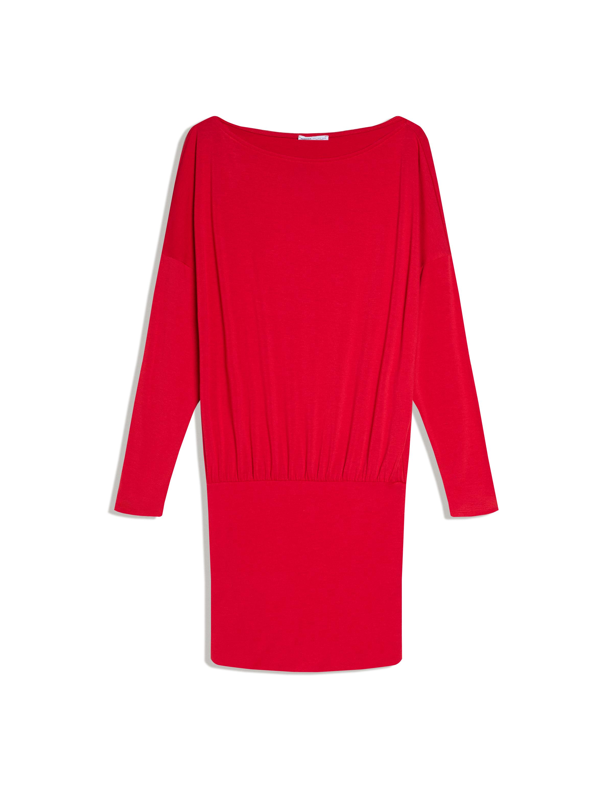 Uzun kollu dar etekli mini elbise - Görsel 43