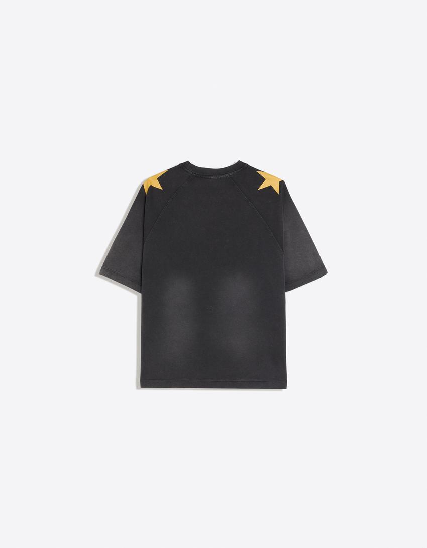 LOONEY TUNES oversize short sleeve T-shirt-Grey