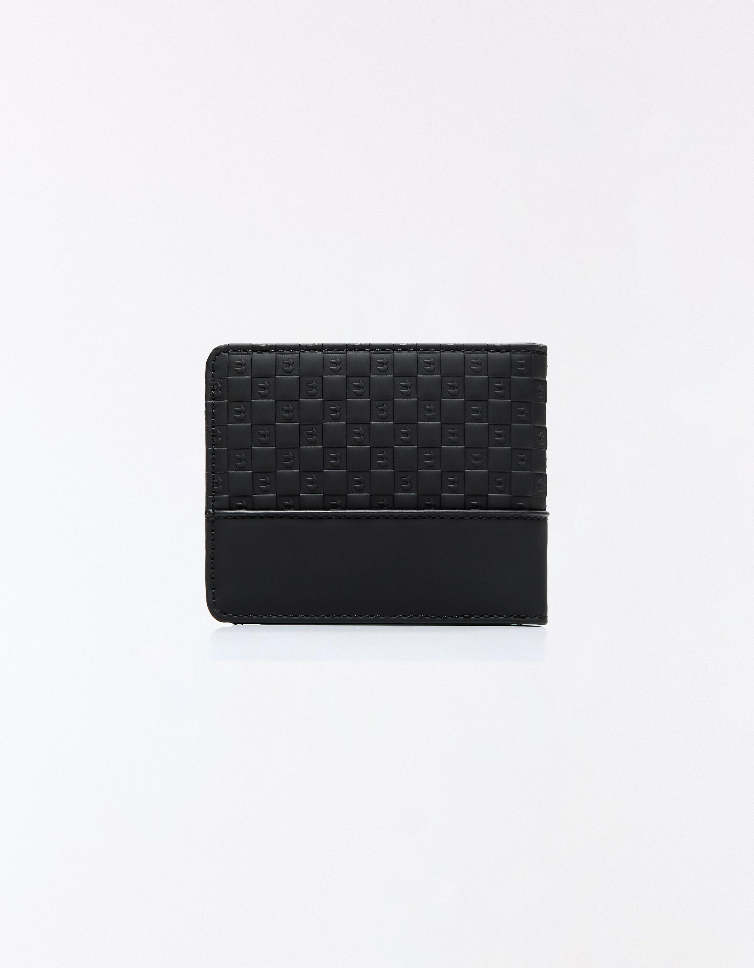 Bershka Brieftasche Aus Kunstleder Herren Schwarz