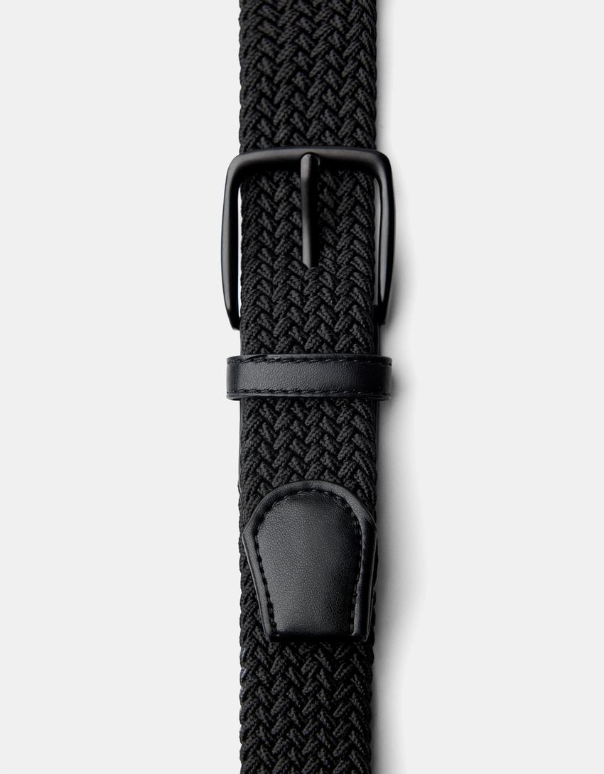 Braided belt-Black